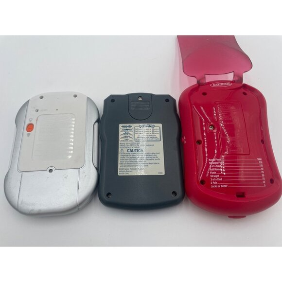 Lot Of 3 Handheld Games: Sudoku Battleship Fliptop Poker - Picture 3 of 4